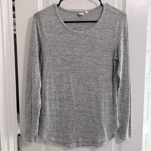 Long sleeve gray top - size small